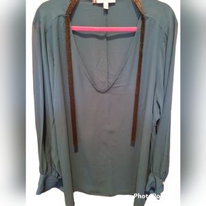 *NWT* Jennifer Lopez Sparkly Tie Tunic